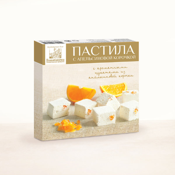 №2 Пастила 205г с апельсиновой корочкой  в Новомосковске