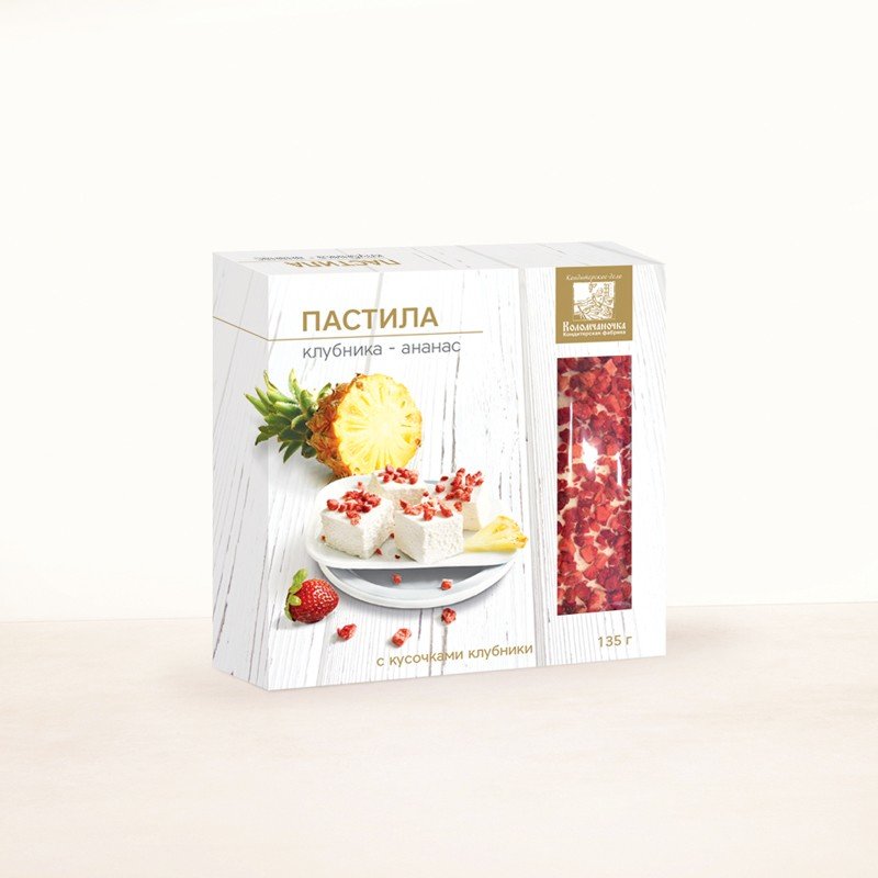  Пастила 135г клубника-ананас  в Новомосковске