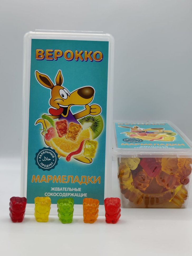  Жевательный мармелад Мишки фруктовые, 250г   в Новомосковске