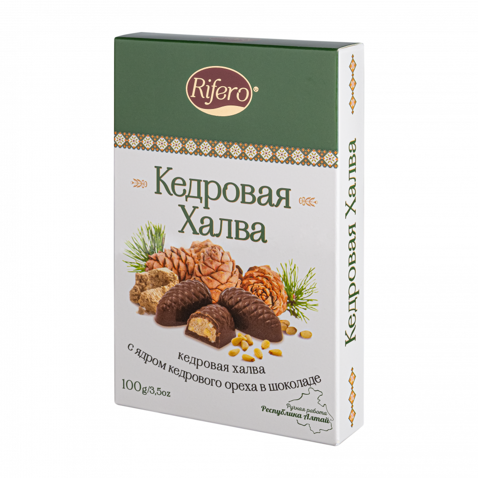  Риф и ко Конфеты "Кедровая халва" 100г   в Новомосковске