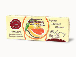 №2 Мармелад натуральный "Грейпфрут" 140г в Новомосковске