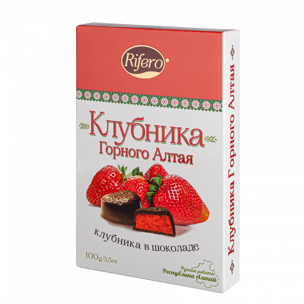  Риф и ко Конфеты "КЛУБНИКА Горного Алтая" 100г        в Новомосковске