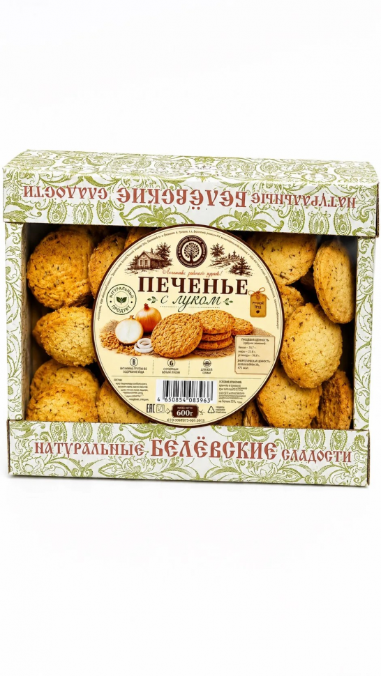   Печенье с луком 600г в Новомосковске